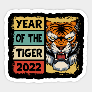 Horoscope 2022 Year of the Tiger Chinese Zodiac Sticker